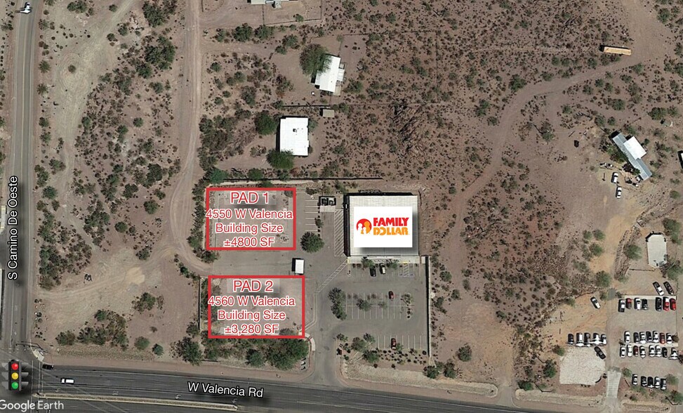 4560 W Valencia Rd, Tucson, AZ à vendre - Aérien - Image 1 de 5