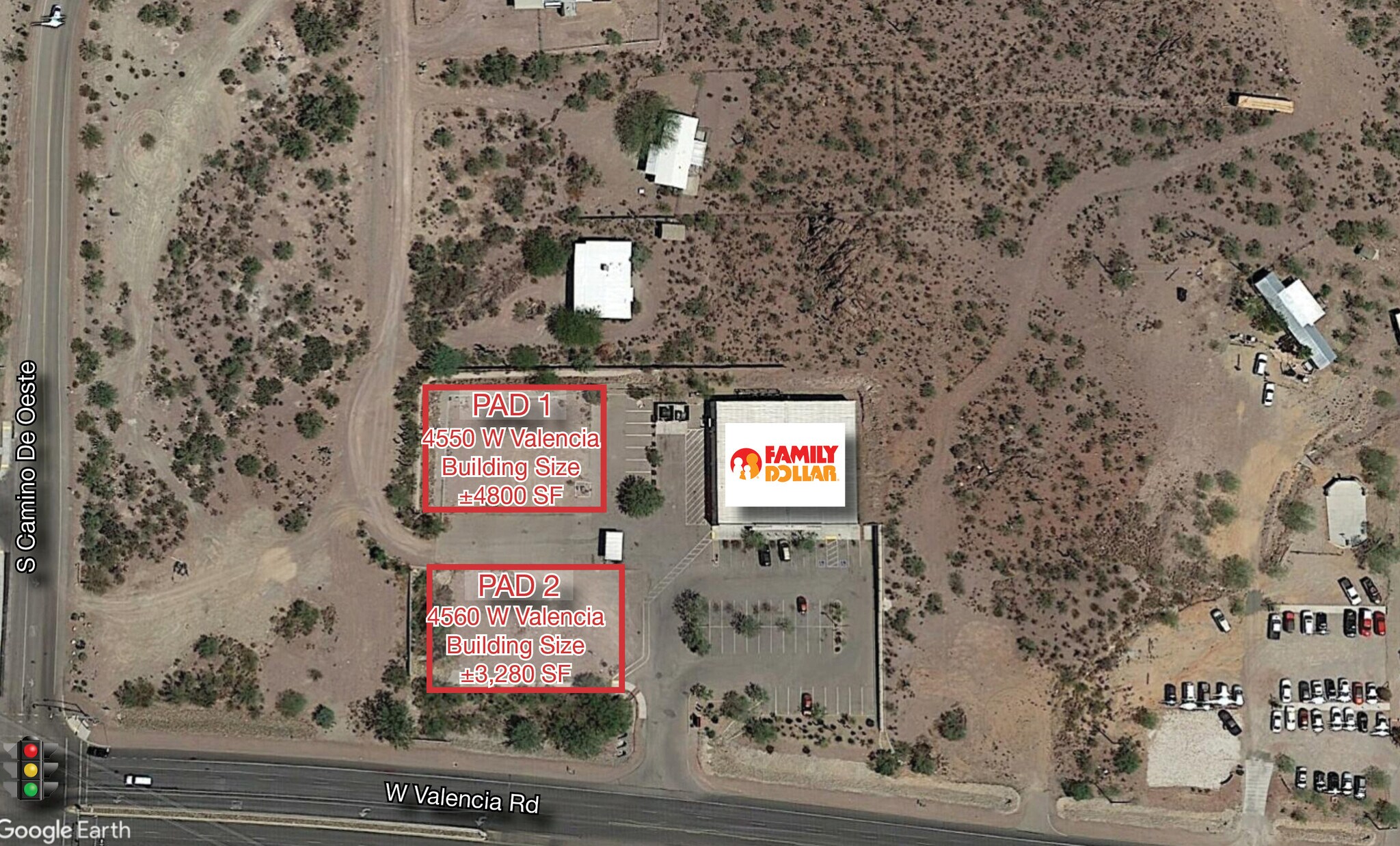 4560 W Valencia Rd, Tucson, AZ à vendre Aérien- Image 1 de 6