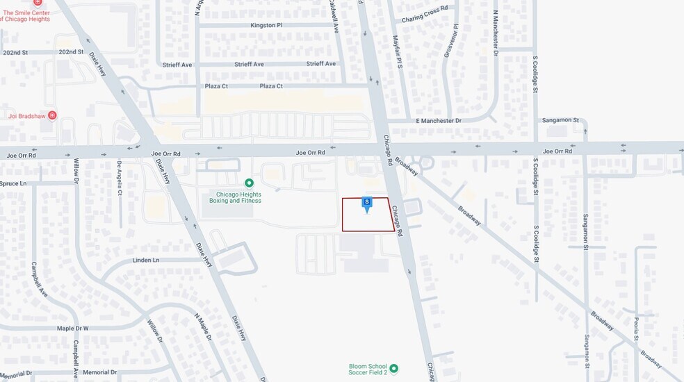 636 Chicago Rd, Chicago Heights, IL à louer - Plan cadastral - Image 2 de 3
