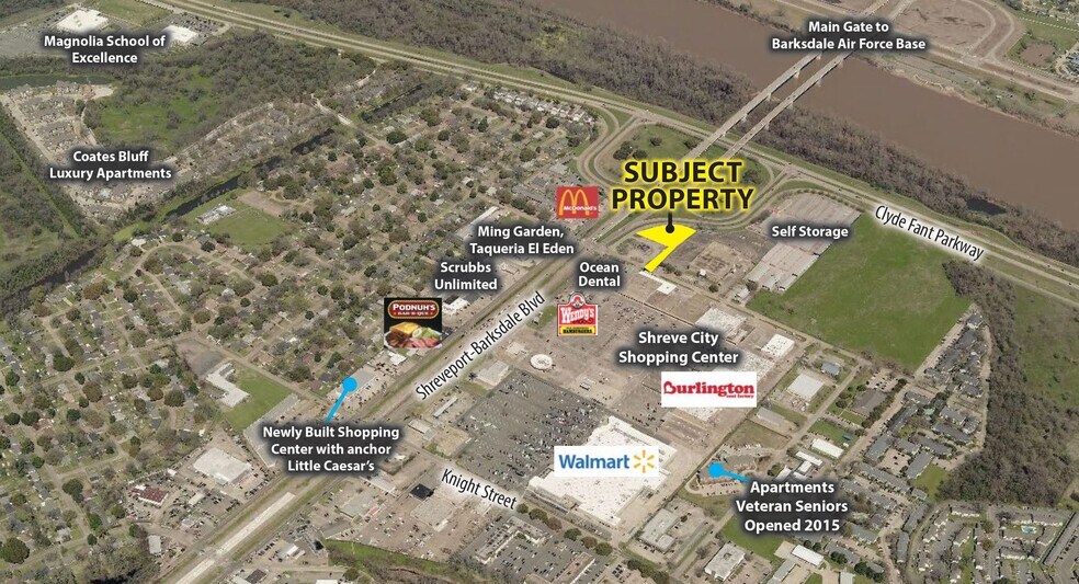 1303 Shreveport Barksdale Hwy, Shreveport, LA à vendre - Photo principale - Image 1 de 3