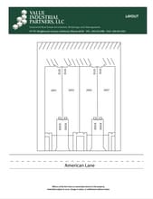 2451-2457 American Ln, Elk Grove Village, IL for lease Floor Plan- Image 2 of 2