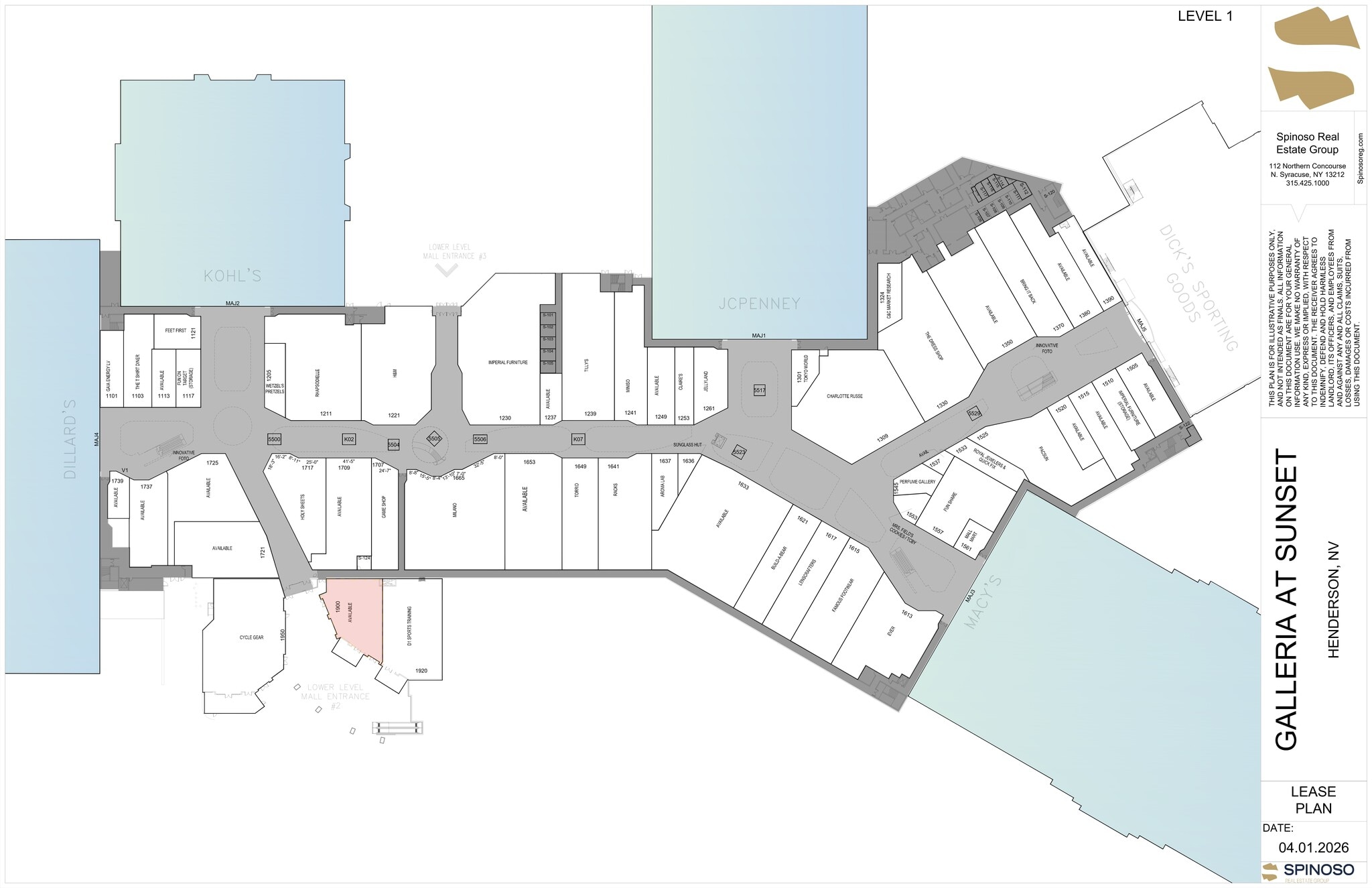 1300 W Sunset Rd, Henderson, NV for lease Site Plan- Image 1 of 1