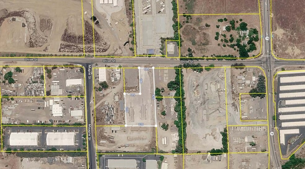 Olive St, Ramona, CA for lease - Aerial - Image 1 of 5