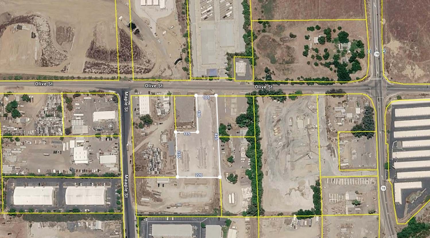 Olive St, Ramona, CA for lease Aerial- Image 1 of 6