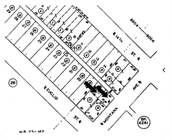 1311 Montana Ave, Santa Monica, CA à louer - Plan cadastral - Image 2 de 6