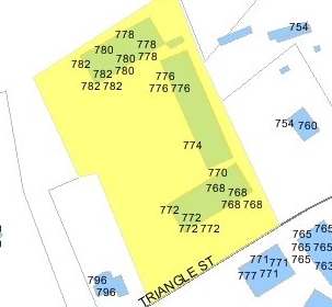 768-776 Triangle St, Blacksburg, VA for sale - Plat Map - Image 3 of 14