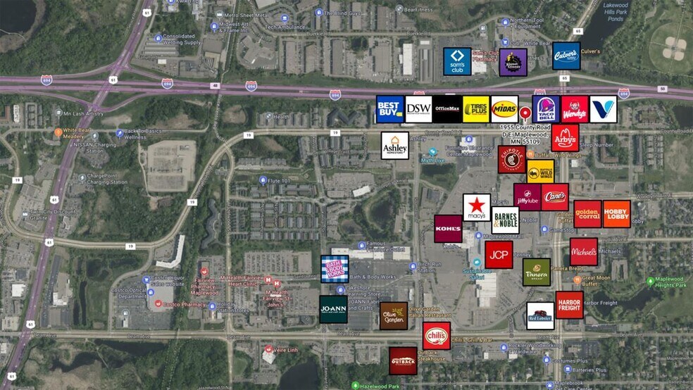 1955 County Road D E, Maplewood, MN à vendre - Aérien - Image 3 de 26