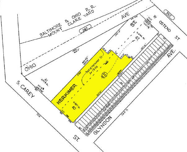 901-909 S Carey St, Baltimore, MD à vendre - Plan cadastral - Image 3 de 37