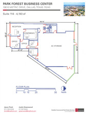 10610 Metric Dr, Dallas, TX à louer Plan d’étage- Image 1 de 6