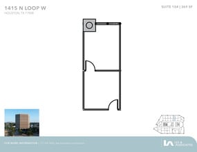 1415 North Loop W, Houston, TX for lease Floor Plan- Image 1 of 1