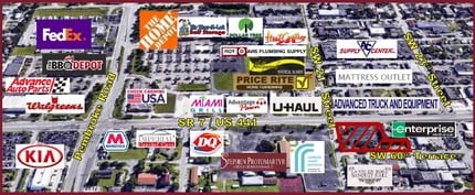 2100 S State Road 7, Miramar, FL - AÉRIEN Vue de la carte