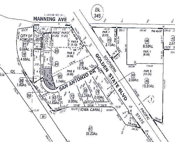 2714 S Vineyard Pl, Fowler, CA à louer - Plan cadastral - Image 3 de 4