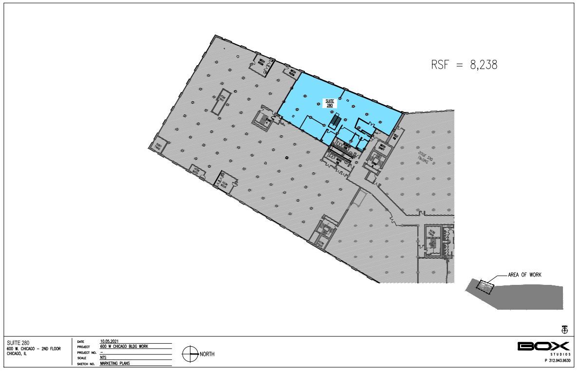 600 W Chicago Ave, Chicago, IL for lease Floor Plan- Image 1 of 1