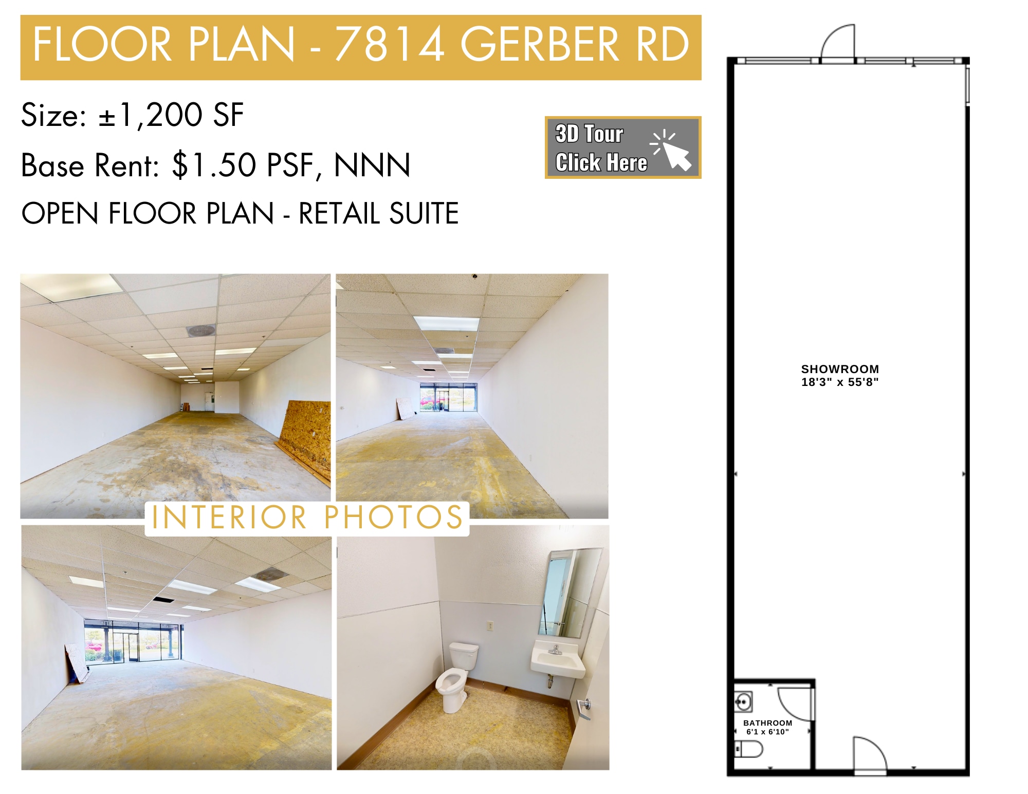 7802-7856 Gerber Rd, Sacramento, CA for lease Interior Photo- Image 1 of 3