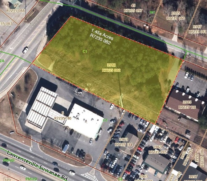 Highway 23, Suwanee, GA for sale - Plat Map - Image 2 of 11