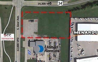 Plus de détails pour 1050 S Gear Ave, West Burlington, IA - Terrain à louer