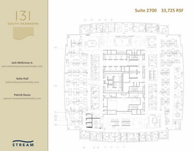 131 S Dearborn St, Chicago, IL à louer Plan d’étage- Image 1 de 1