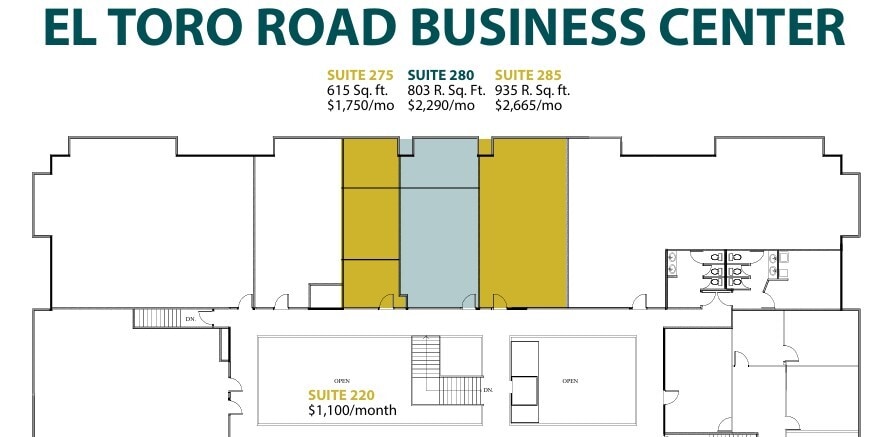 23591 El Toro Rd, Lake Forest, CA for lease Interior Photo- Image 1 of 4