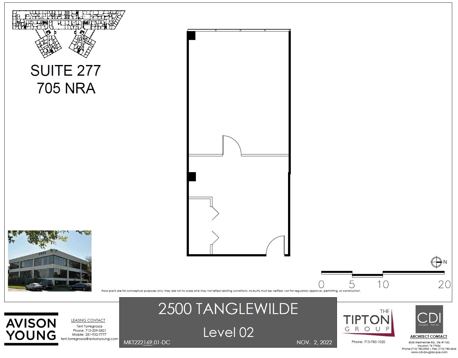 2500 Tanglewilde St, Houston, TX à louer Plan d  tage- Image 1 de 1