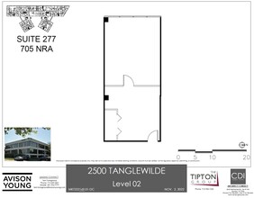 2500 Tanglewilde St, Houston, TX à louer Plan d  tage- Image 1 de 1