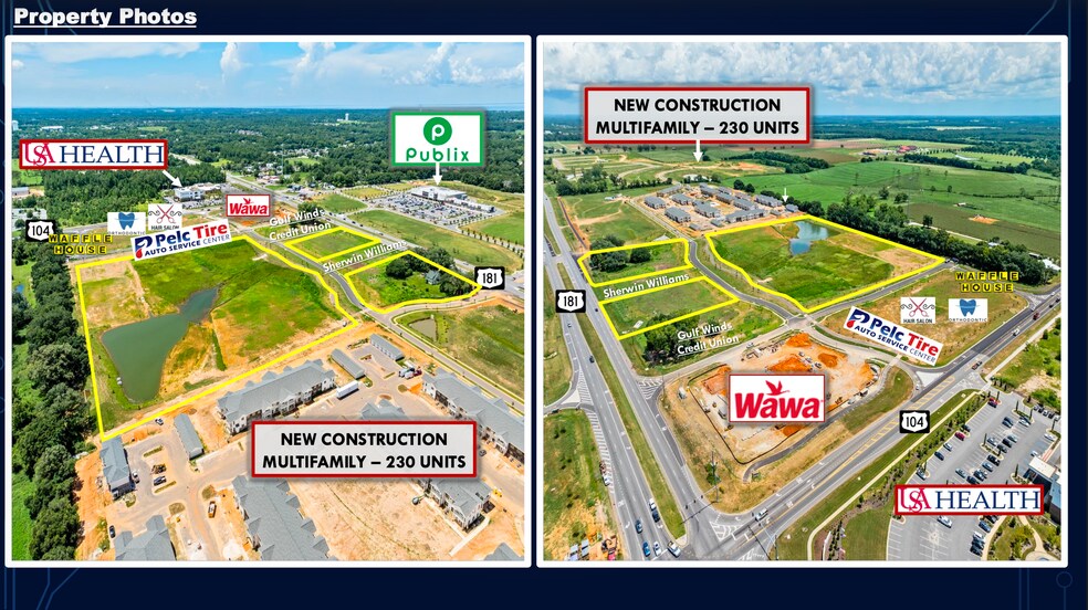 Highway 181 and Highway 104, Fairhope, AL à vendre - Photo du bâtiment - Image 3 de 3