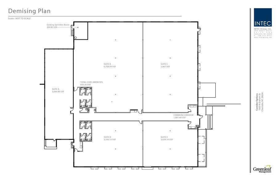 1500 N Graham St, Charlotte, NC à louer - Plan d’étage - Image 3 de 8