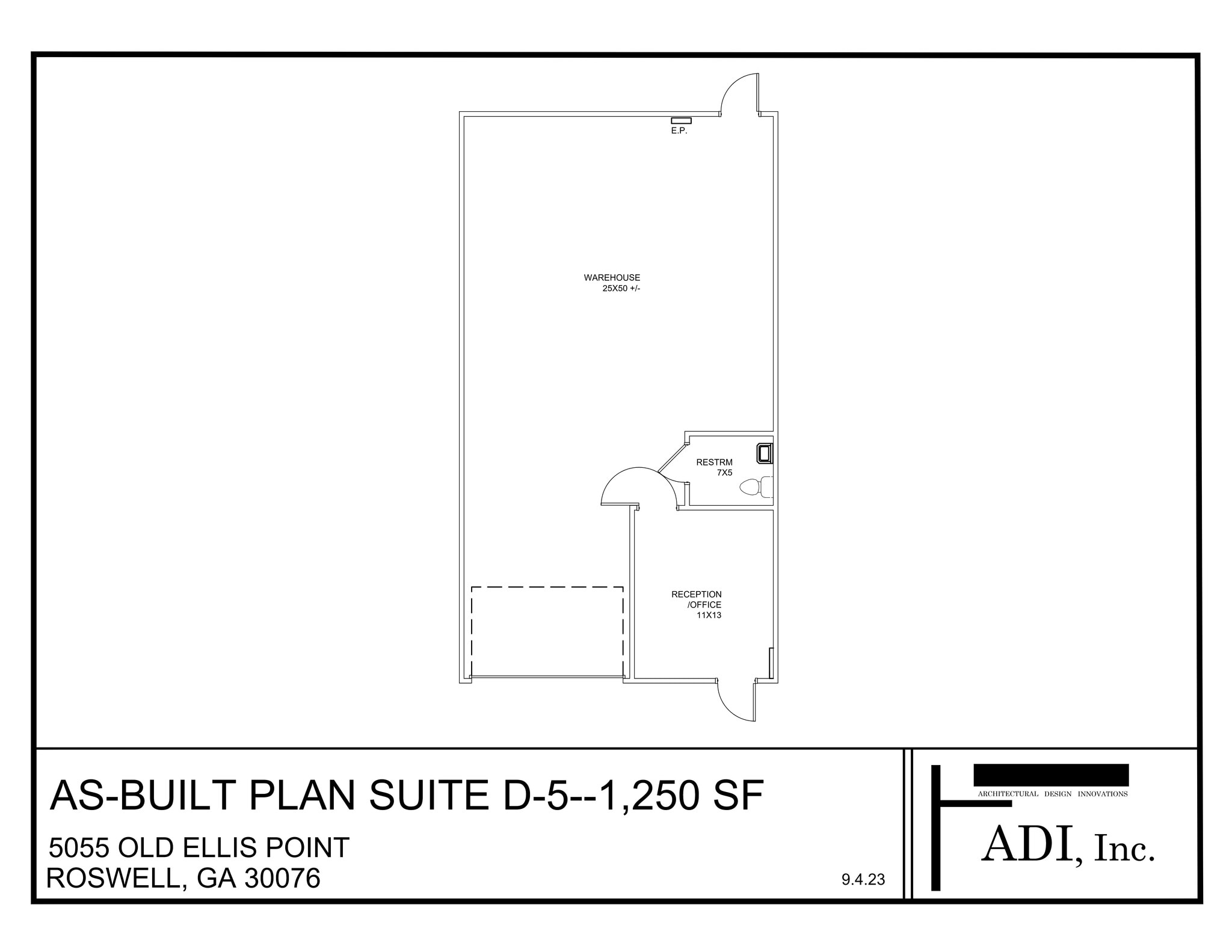 5055 D Old Ellis Pt, Roswell, GA à louer Plan de site- Image 1 de 1