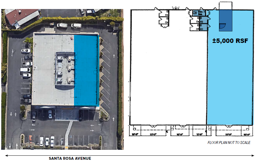 2510 Santa Rosa Ave, Santa Rosa, CA à louer Plan d’étage- Image 1 de 1