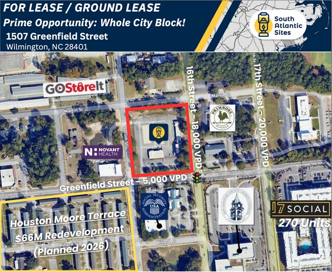 More details for 1507 Greenfield St, Wilmington, NC - Flex for Lease