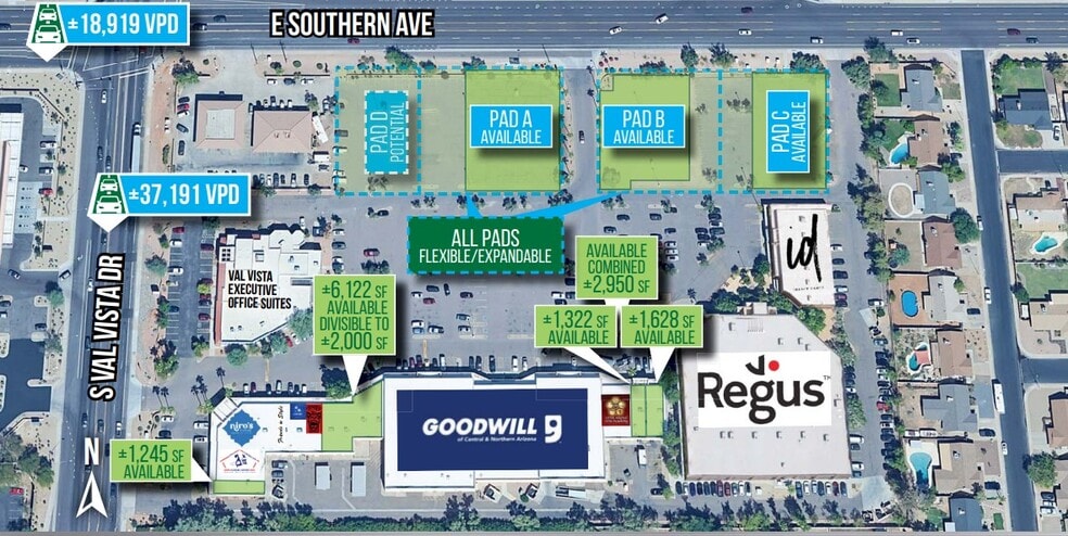 SEC Val Vista Dr & Southern Ave, Mesa, AZ à vendre - Photo principale - Image 1 de 1