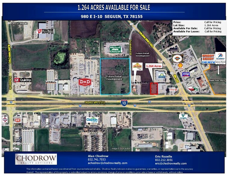 980 E Interstate 10, Seguin, TX à vendre - Photo du bâtiment - Image 1 de 33