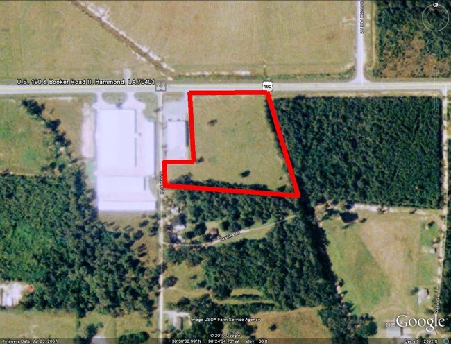 Plus de détails pour Highway 190 & Booker Rd, Hammond, LA - Terrain à vendre