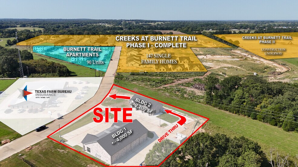 233-235 Burnett Trail, Canton, TX à louer - Photo du bâtiment - Image 2 de 18