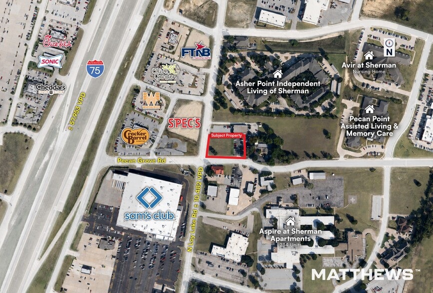 NEC Pecan Grove Rd & Loy Lake Rd, Sherman, TX for sale - Building Photo - Image 1 of 3