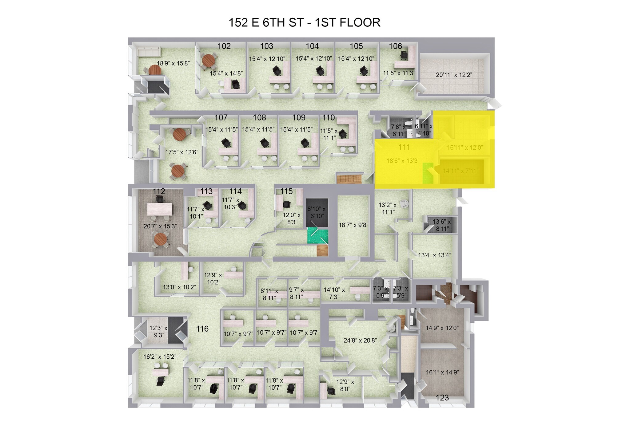 152 E 6th St, Fremont, NE à louer Plan d’étage- Image 1 de 6