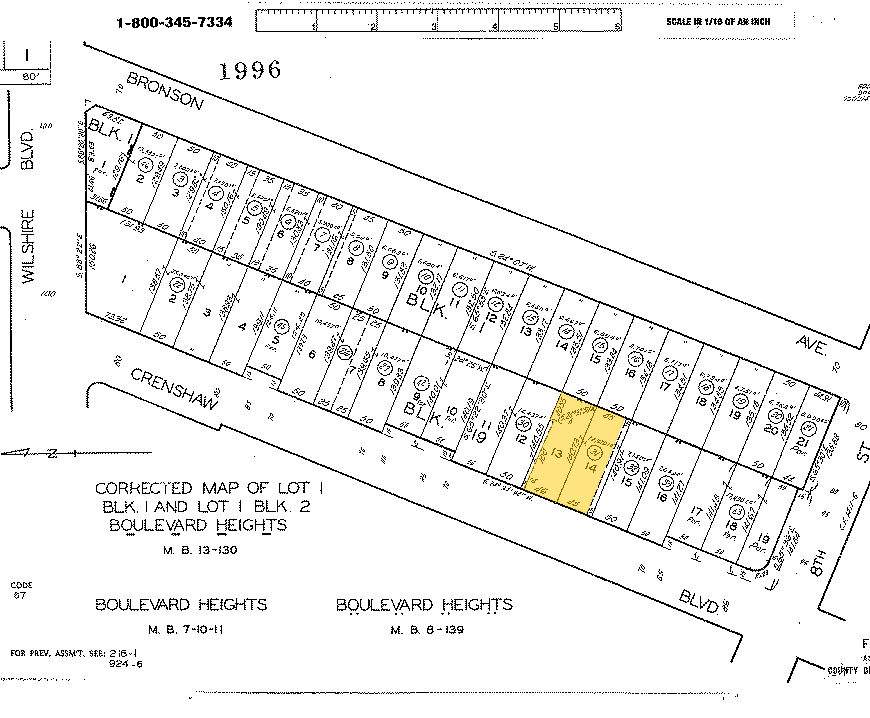 730 Crenshaw Blvd, Los Angeles, CA à vendre Plan cadastral- Image 1 de 1