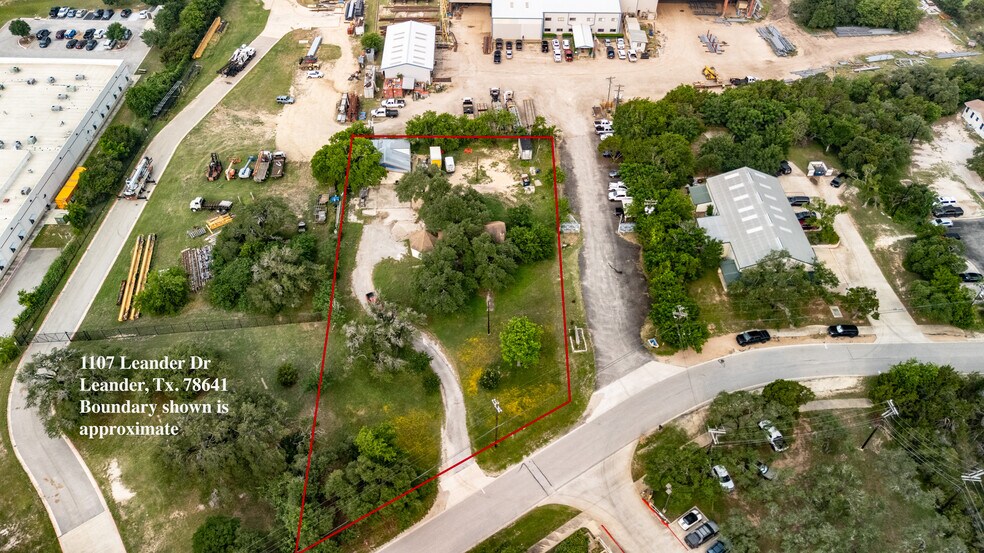 1107 Leander Dr, Leander, TX à vendre - Aérien - Image 2 de 7