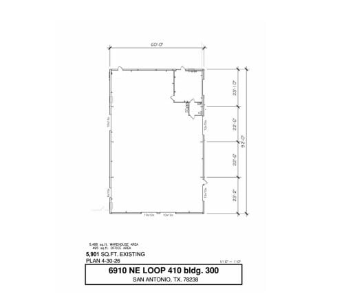 6910 NE Loop 410, San Antonio, TX for lease Floor Plan- Image 1 of 1