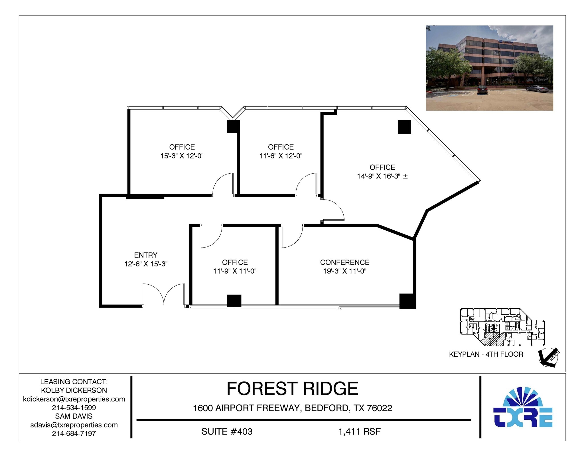 1600 Airport Fwy, Bedford, TX for lease Floor Plan- Image 1 of 1