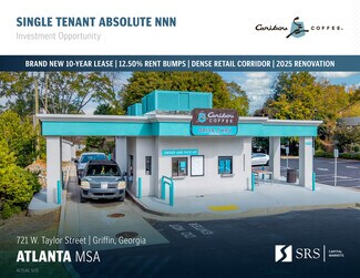 Plus de détails pour 721 W Taylor St, Griffin, GA - Commerce de détail à vendre