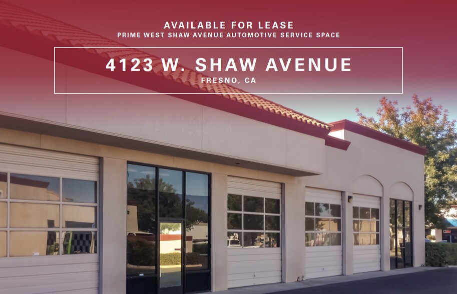 4119 W Shaw Ave, Fresno, CA à louer - Photo du bâtiment - Image 2 de 4