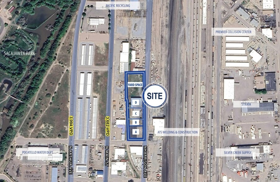 1919 N Harrison Ave, Pocatello, ID à louer - Aérien - Image 3 de 4