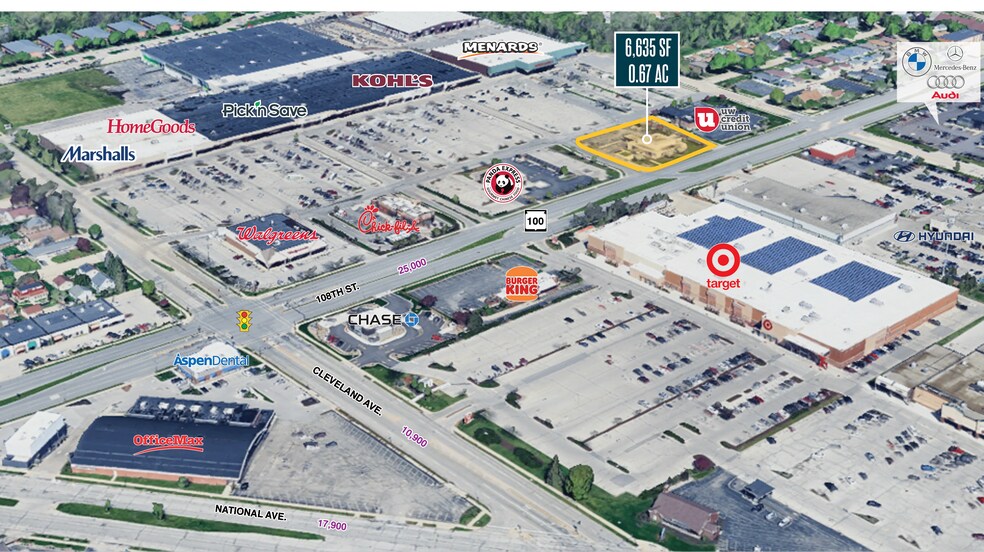 2555 S 108th St, West Allis, WI à louer - Photo du bâtiment - Image 1 de 2