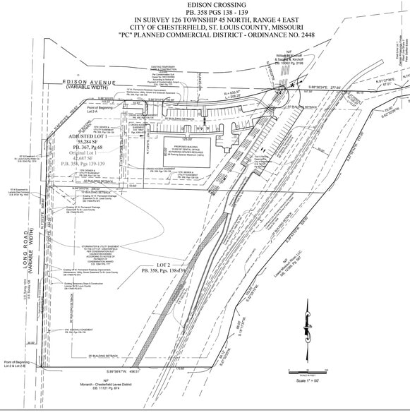 17634 Edison Ave, Chesterfield, MO for sale - Plat Map - Image 2 of 3