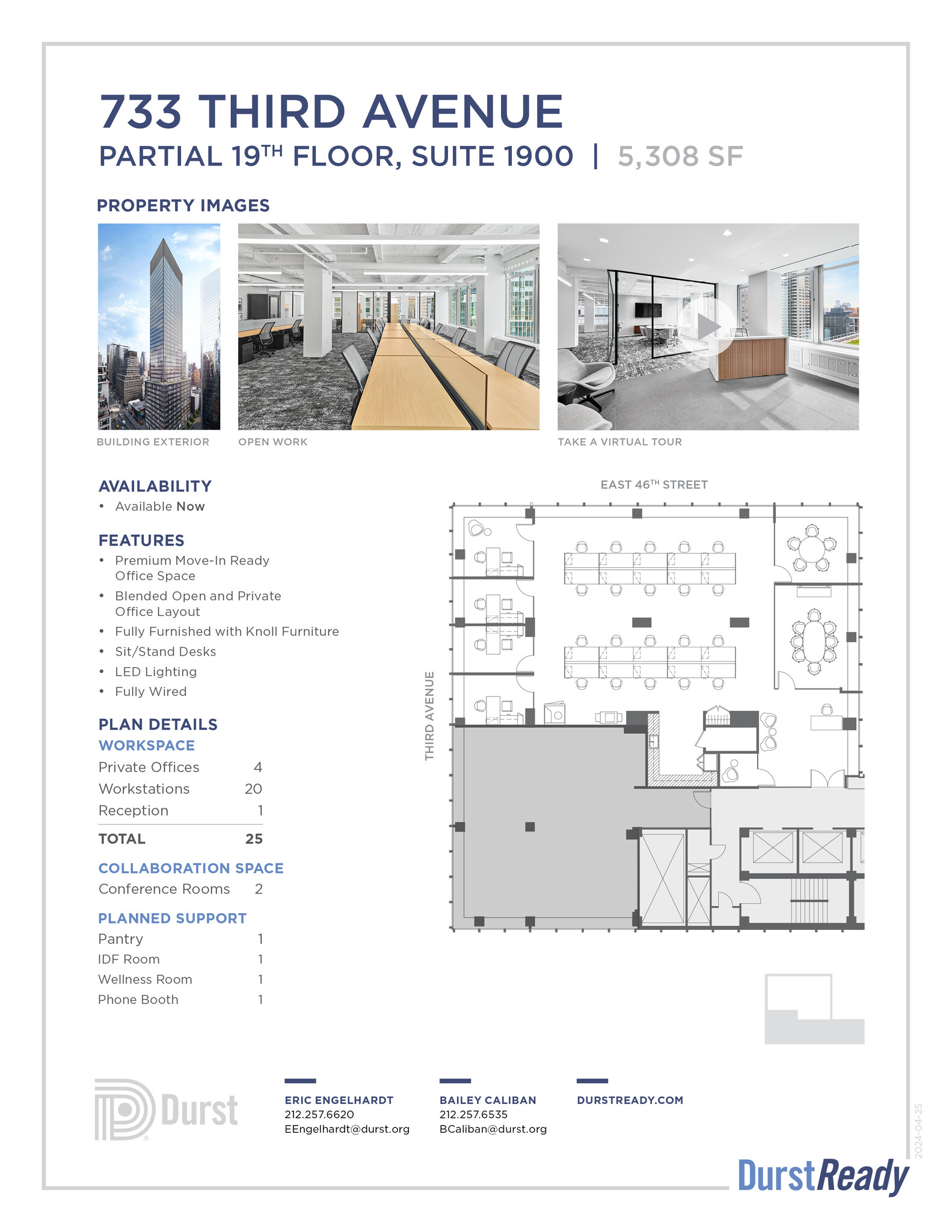 733 Third Ave, New York, NY for lease Floor Plan- Image 1 of 6