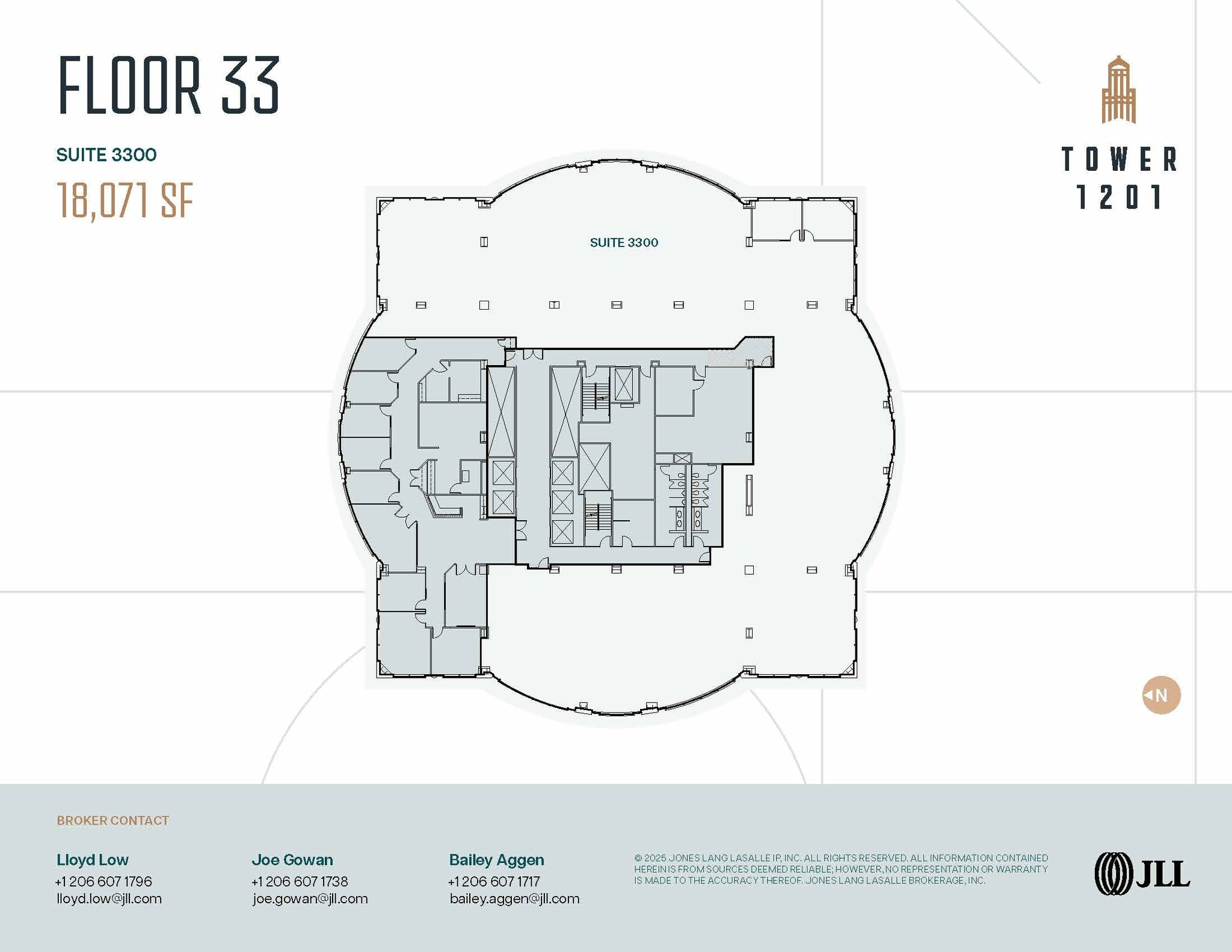 1201 3rd Ave, Seattle, WA for lease Floor Plan- Image 1 of 1