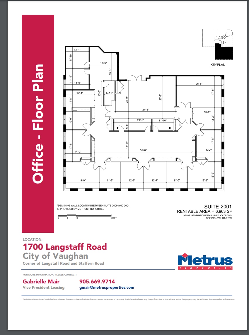 1700 Langstaff Rd, Concord, ON for lease Floor Plan- Image 1 of 1