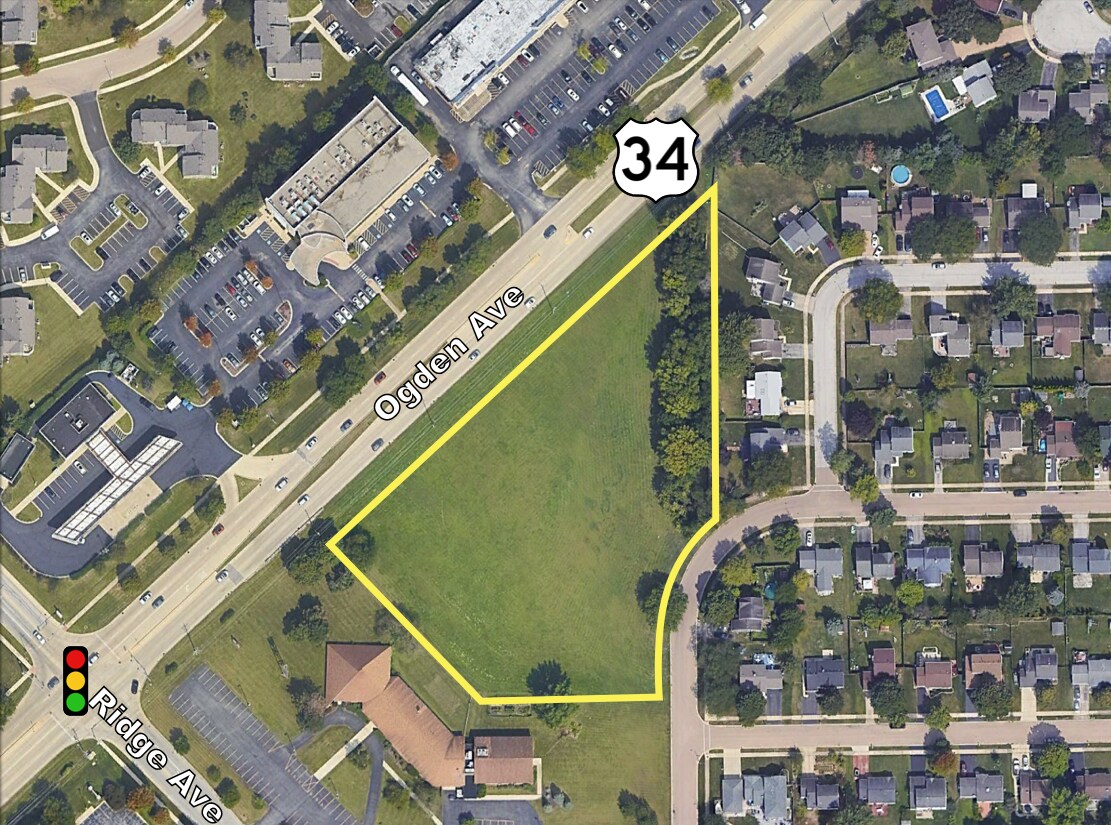SEC Ogden Ave & Ridge Ave, Aurora, IL à vendre Aérien- Image 1 de 3