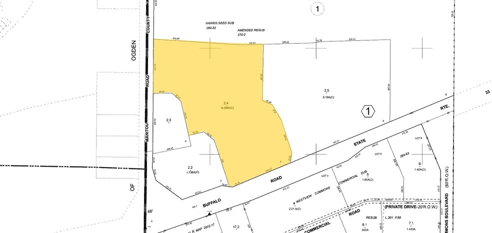 3680 Buffalo Rd, Gates, NY for lease - Plat Map - Image 3 of 5