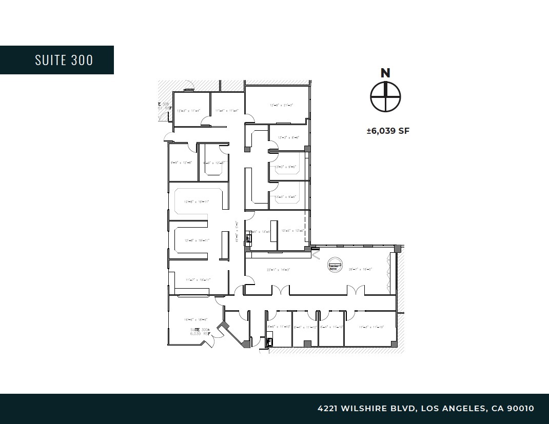 4221 Wilshire Blvd, Los Angeles, CA à louer Plan d’étage- Image 1 de 1